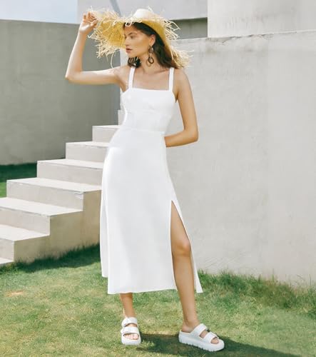 Image of Haifago Womens Platform Sandals with Arch Support, Summer Beach Slides with Adjustable Buckle, Comfort Lightweight Chunky Cushion Slip on Sandal