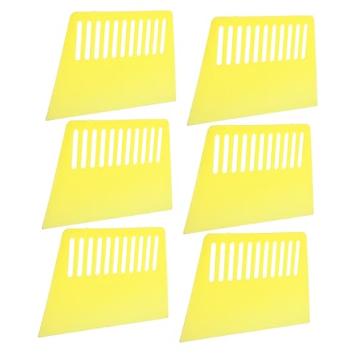 OSALADI 6piezas Raspadores De Pintura Versátiles Para Proyectos Diy Herramientas De Plástico Para Aplicación De Tapiz y Alisado De Paredes