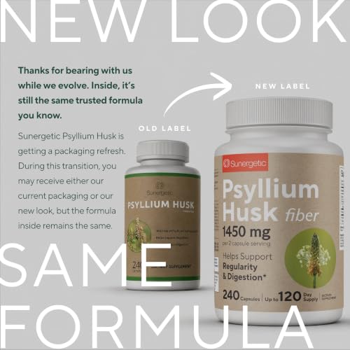 Sunergetic Premium Psyllium Husk Capsules