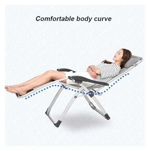Chaise longue de jardin pliante inclinable charge 200 kg