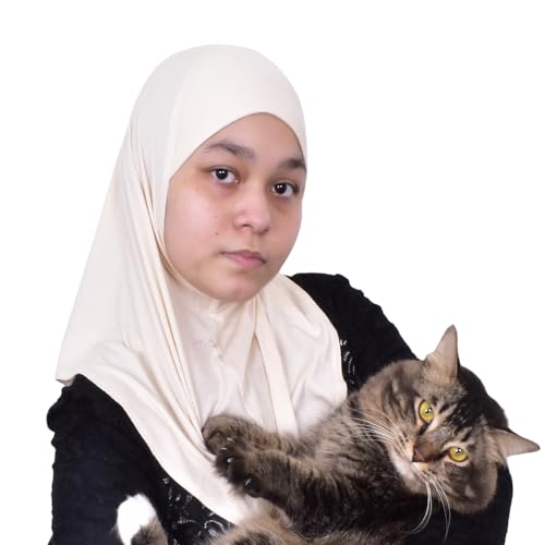 Handmade Mu LAN Song Nur Hijab | Girls Kids 1 Piece Scarf | Practical Daily Headscarf | Instant Ready to Wear2