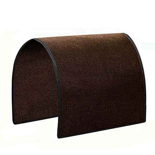 Ntomtuex Line Sofa Armrest Cover 2 Piece for Chiar Arm Cover Protector with Slip Cover Armchair Slipcovers for Pets, Dogs, Cats, Chocolate