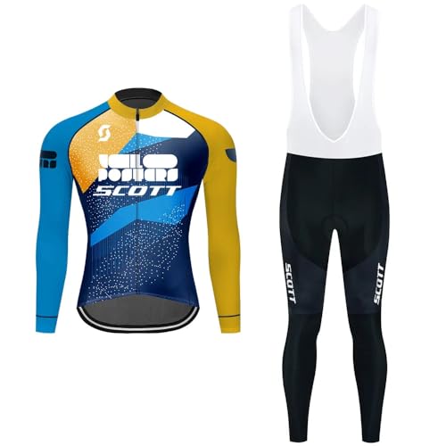 Conjunto de camiseta de ciclismo de secado rápido para hombre, camiseta de bicicleta de carretera + pantalones con babero con acolchado de gel 3D, Tz-0344, Small