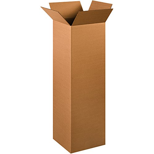 Image of BOX USA Shipping Boxes Medium 12 inchL x12 inchW x 40 inchH 15-Pack, Cardboard Box for Shipping, Moving, Mailing, Packing, Packaging and Storage