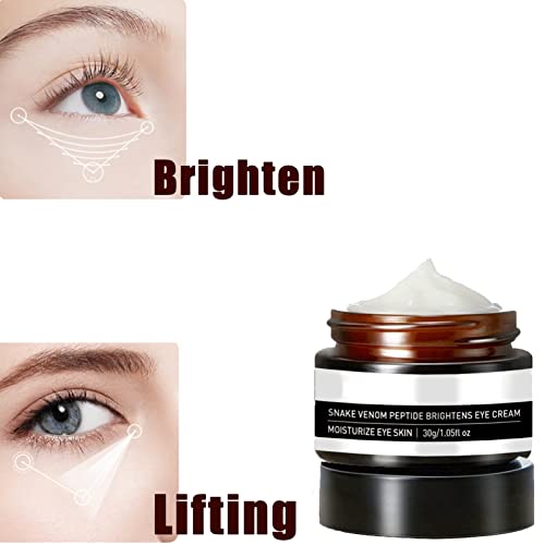Instantly Brighten Eye Cream,Snake Venom Eye Cream,Anti-wrinkle Eye Cream,Under Eye Cream for Dark Eye Circle,Hydrating Eyelid Cream For Dry Eyelids,Reduce Wrinkles&Fine Lines & Smooth Skin - Image 7