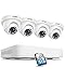 Price comparison product image ZOSI 5MP Super HD Security Cameras System, 4 Channel CCTV DVR Recorder with 1TB Hard Drive, 4pcs 2K+ (5MP) Wired Indoor Outdoor CCTV Cameras,80ft Night Vision for 24/7 Recording