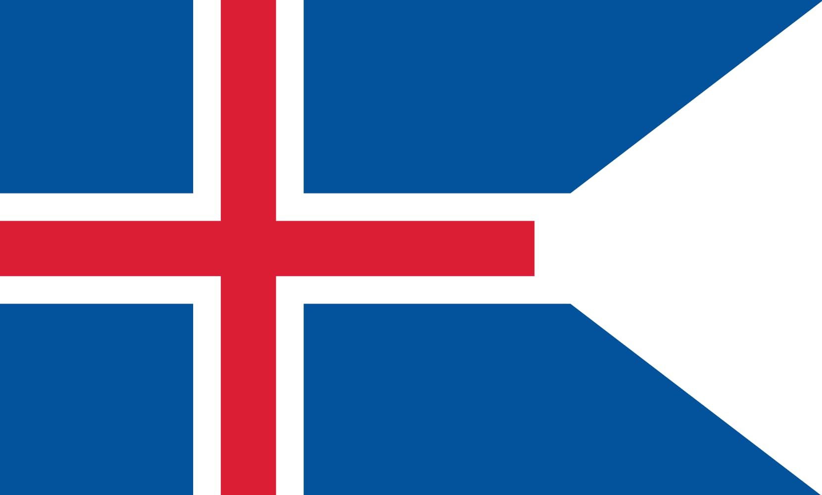 Drapeau Large Islande de 1.35m² aux finitions soignées et grand format