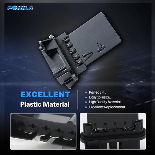 Image of 973-025 HVAC Blower Motor Resistor Compatible with 2002 2003 2004 2005 2006 2007 Jeep Liberty KJ Series Sport Utility, 2002-2006 Wrangler TJ Series Sport Utility, Replaces 5066552AA 5139719AA
