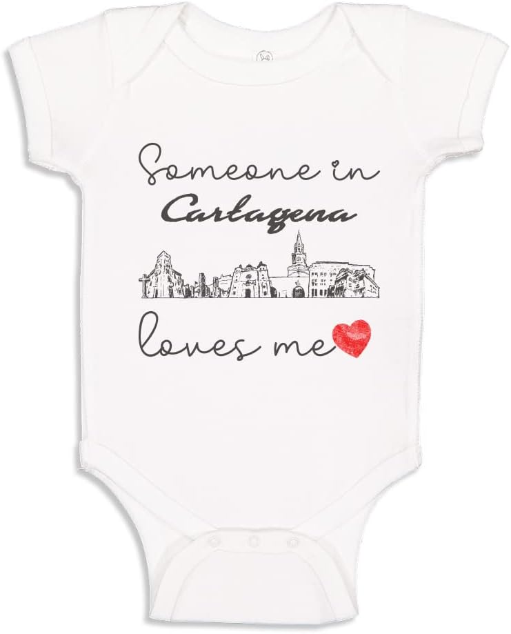 Someone Loves Me in Baby Bodysuit Infant One Piece for International World Cities