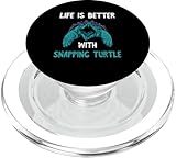 Photo Gallery snapping turtle life is better aligator snapping turtle popsockets popgrip per magsafe Photo Gallery snapping turtle life is better aligator snapping turtle popsockets popgrip per magsafe