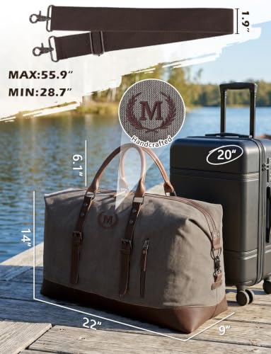 Custom Mens Travel Canvas Duffel Bag