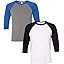 (1) Grey/Tr Ryl Trb + (1) White/Black