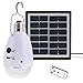 Produktbild FOLGEMIR 12 LED Solarlampe, dimmbare Solarleuchten mit Fernbedienung, Solarbetrieben E27 Notleuchte, DC 5V USB externe Akku Power Bank
