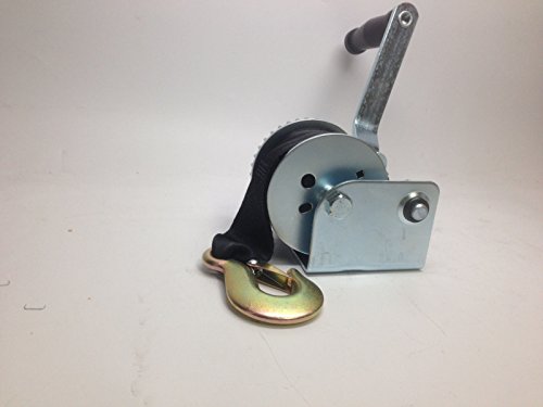 Winche para remolque de bote marino con correa de nailon 800 lbs miniatura 5