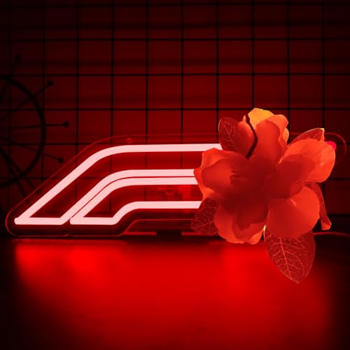 Image of Racing Neon Signs for Wall decor Racing Sports Led Lights sign for Man Cave Beer Bar Garage Art Wall DecorativeChristmas Birthday Party Gift16.1 * 4.8inch
