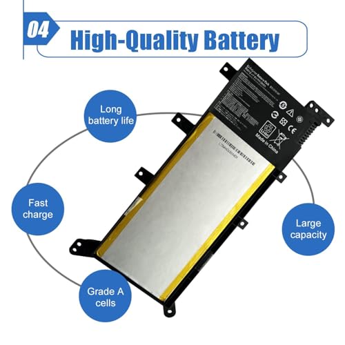 Image of C21N1347 Battery Replace for ASUS X555 X555LA X555LD X555LN X555L X555LB X555LF X555LI X555LJ X555LP X555U X555SJ X555YI A555 A555L F555 X555LD4030 A555LD4210 Series 2ICP4 /63 /134 7.6V 38Wh