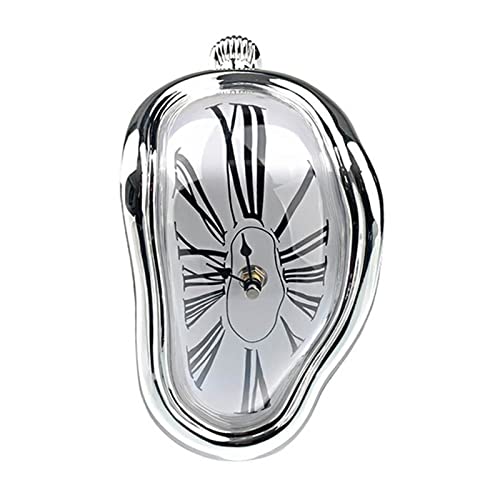 Carkio Orologio Da Parete Creativo Con Motivo Di Salvador Dali, Orologio Fuso Per Casa, Ufficio, Mensole, Scrivania, Tavolo, Regalo Divertente E Creat