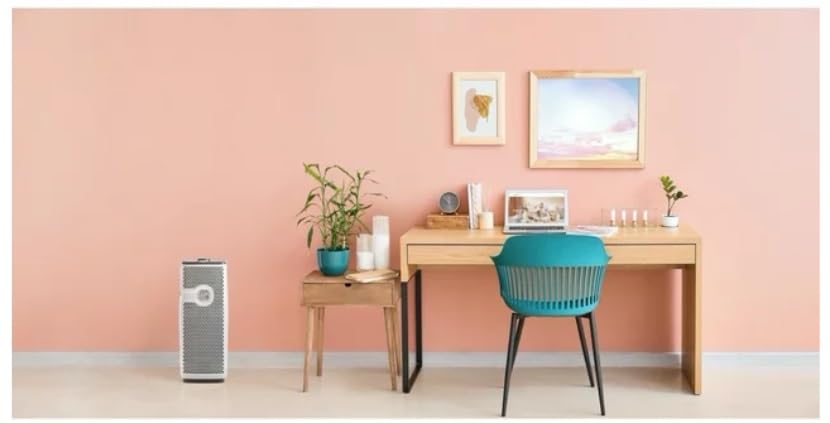 Bionaire True HEPA AER1 Mini Tower Air Purifier 3-Stage Filtration System White