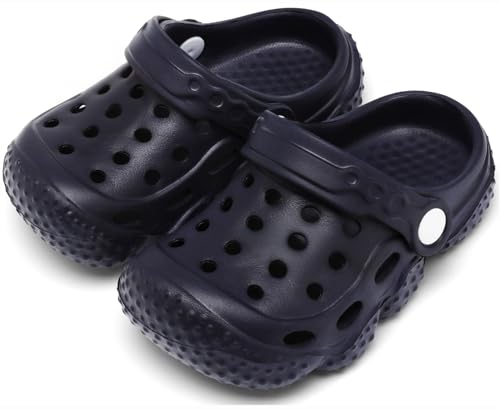 Image of ChayChax Kid's Garden Clogs Cute Slides Sandals Toddlers Beach Pool Shower Shoes with Non-Slip Sole