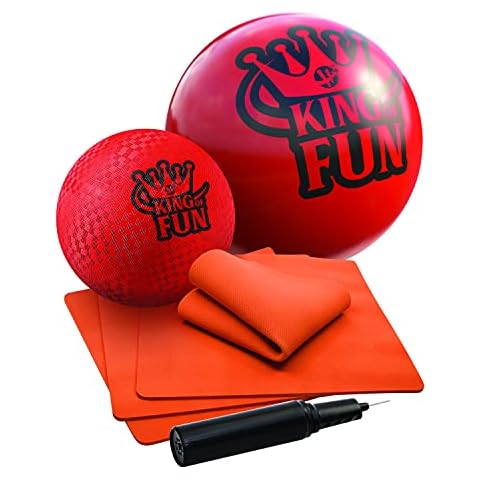 Hedstrom King of Fun Jumbo Oversized Kickball Set, Red Cover