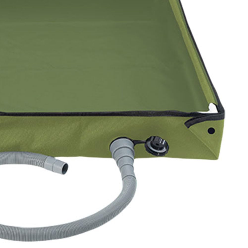Receveur de douche portable 2 en 1 - Receveur de douche pliable avec tuyau de vidange pour camping, douche en plein air, tente - Idéal pour le camping-car, la plage, les animaux domestiques et les
