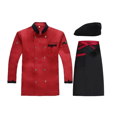 Vestes de chef personnalisées respirantes contre la chaleur en cuisine