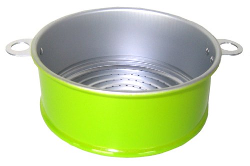 Amazon｜藤田金属 蒸し器 20cm用 日本製 アルミ製 スイト グリーン