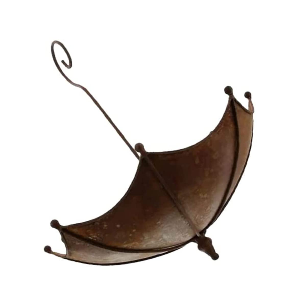Umbrella-Shaped Hanging Bird Feeder Tray, Metal Hummingbird Feeder & Bird Bath for Outdoors