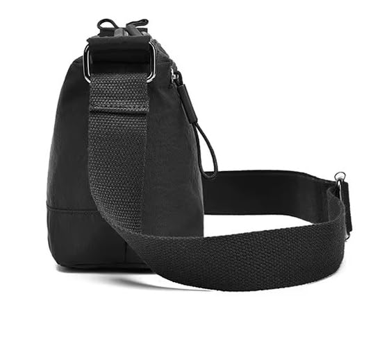 Image of WildHorn Nylon Sling Bag for Women | Lightweight Crossbody Shoulder Bag | 3 Zipper Pockets | Adjustable Strap | Travel, Office & Daily Use