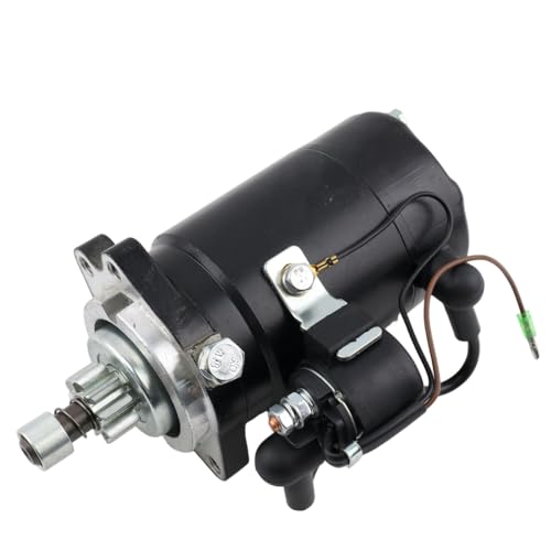 Motor de arranque compatible con Yamaha Outboard C55ELR 1991-1995 y Mercury Marine miniatura 1