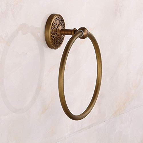 Porte-serviette suspendu en cuivre pour cuisine et bain rétro