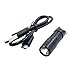 Produktbild Tragbare Mini-Taschenlampe, USB-Ladekabel, LED-Taschenlampe mit Schlüsselanhänger-Design, geeignet für nächtliche Spaziergänge, Camping, Wandern und andere Outdoor- oder Indoor-Aktivitäten. (BK)