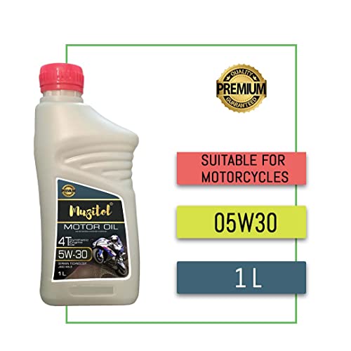 Image of Engine Oil 5W-30 for Bajaj Pulsar RS200 2019 Street Motorcycle Centistokes (1 Ltr Multicolour)