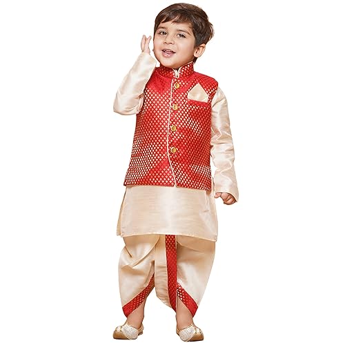 AJ DEZINES Indian Traditional Dhoti Kurta Dress For Boys|Ind