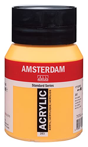 Amsterdam Standard Series Acrylic Jar 500 ml Gold Yellow 253 (17722532)