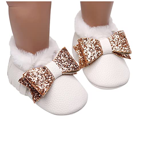 Baby Booties Winter Snow Boots Baby Shoes Cute Anti-Slip Soft Sole Warm Indoor Outoor Shoes First Walker Crib Shoes2