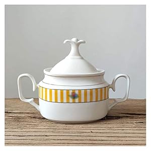 Sugar and Creamer Set Ceramic Sugar Bowl Coffee Supporting Equipment Can Be Used As a Good Companion for Sugar Bowl Salt Bowl Tea Bowl and Multi-functional Sugar Bowl Coffee Kitchen Canister