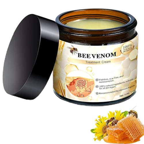 Turonu Bee Venom Treatment Cream, Turonu Crema al Veleno d'Api, 2024 Nuova crema riparatrice professionale al veleno d'api, Crema idratante per uomo e donna, tutti i tipi di pelle