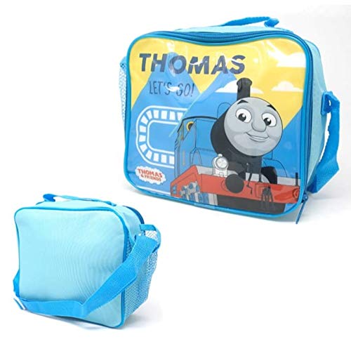 Thomas Children's Character Insulated Lunch Bag with Shoulder Strap & Mesh Side Pocket