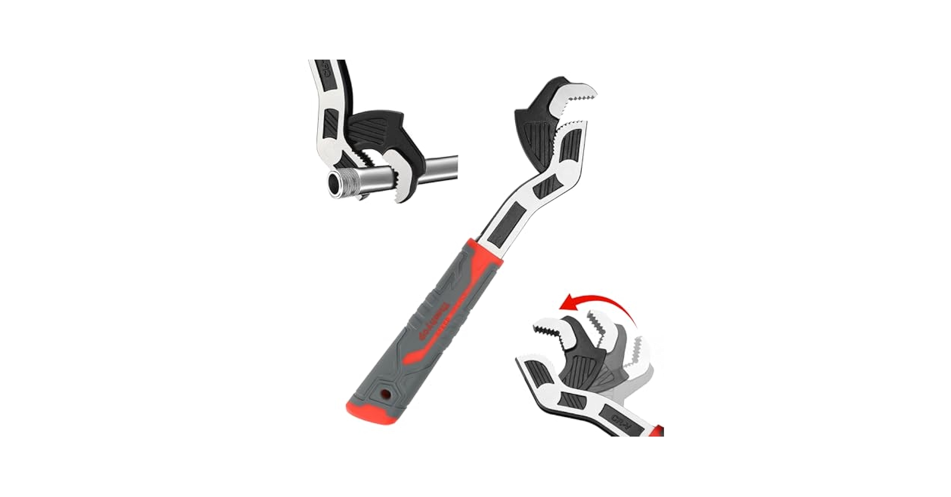 Self Adjusting Pipe Wrench Set - Multifunctional Locking 6 8