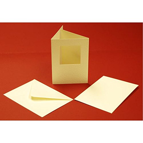 Craft UK, formato A6, colore: avorio, 3 pieghe