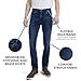 Urban Star Slim Fit Mens Jeans – Stretch Fabric Tapered Pants for Men – Premium Comfort Casual Wear and Work Attire Dark Blue 32W x 30L