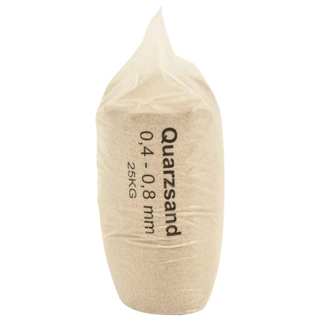 Quarzsand 25 kg für Sandfilteranlage, 0,4-0,8 mm Körnung