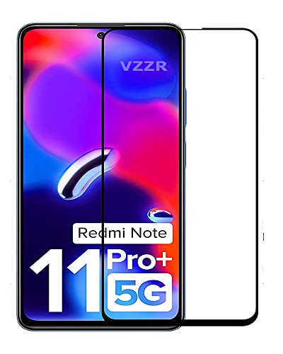 Image of VZZR?'s D+ / 11D Tempered Glass for Redmi Note 11 Pro Plus - Edge to Edge, 9H, 2.5D, 0.3mm, Full Glue, Full HD, Cover /Case Friendly Anti Scratch Screen Protector Guard with Easy Installation Kit