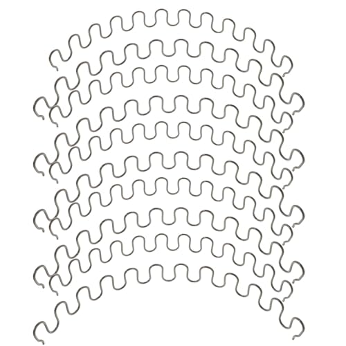 SEWACC Ressorts de Remplacement pour Canapé 50 CM en Métal Solide Kit Réparation Meuble Fauteuil Inclinable Silencieux Support Ressort Assise Rénovation...