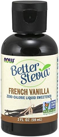 NOW BetterStevia® French Vanilla Zero-Calorie Liquid Sweetener, 2 fl. oz.