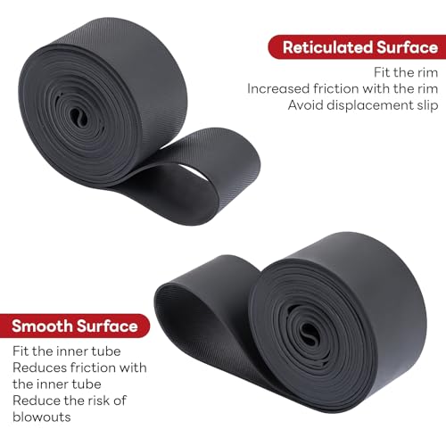 Image of YunSCM 700C TPU Bike Tubes 700x28 /35C 80mm Presta Valve Ultralight Tubes | Fit 700x28C 700x32C 700x35C Lightweight Bicycle Tubes with Repair Patches, Rim Strips, Set of 2