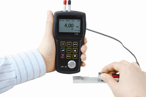 UM-2D Digital Through Coating Ultrasonic Thickness Gauge 0.8mm to 300mm (Steel) 0.01mm/0.1mm Resolution w/E-E Mode Echo-Echo