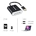 USB C to SD Micro SD Card Reader, CableCreation Type C [Thunderbolt 3] 2-in-1 Memory Card Aluminum Reader, Compatible with MacBook Pro 2019, iPad Pro 2019 2018, Galaxy S10 S9 S8, Surface Go and More