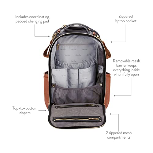 Itzy Ritzy Unisex Baby Backpack, Coffee & Cream Boss Plus #TOP4